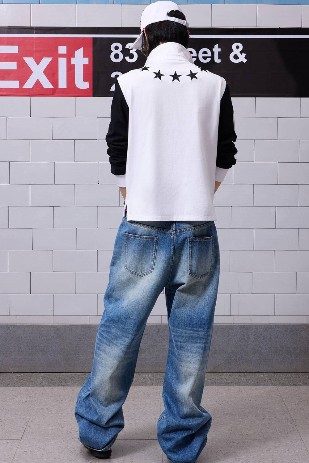 Vintage Embroidered Script Jeans
