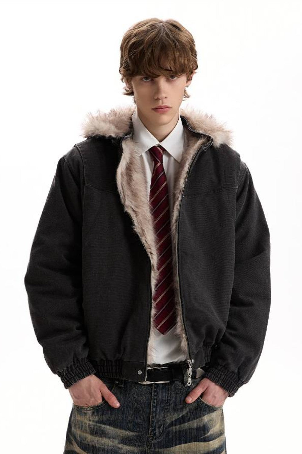 Yukon Fur Bomber Jacket