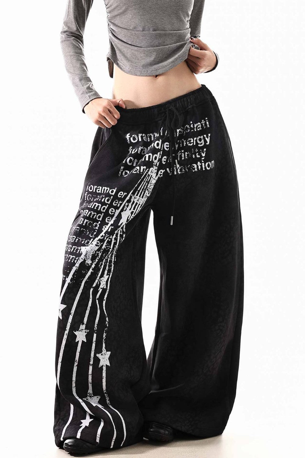 Wildstar Wide-Leg Sweatpants
