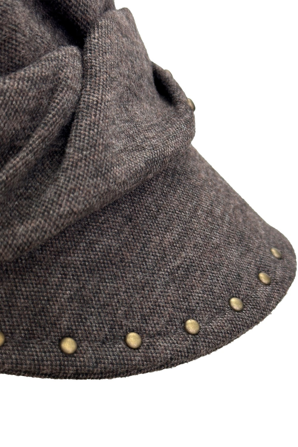Feather Flower Newsboy Cap
