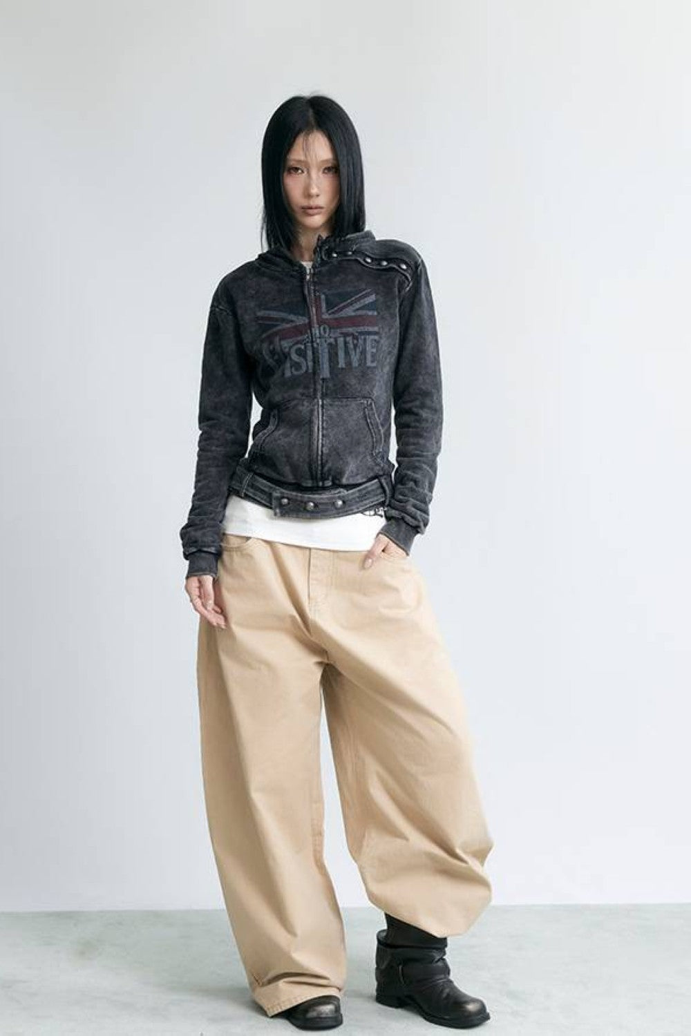 Distressed Union Slim Jacket