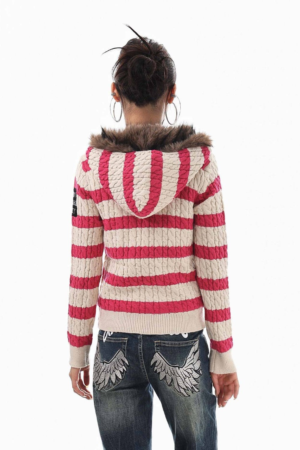 Frostline Striped Knit Sweater