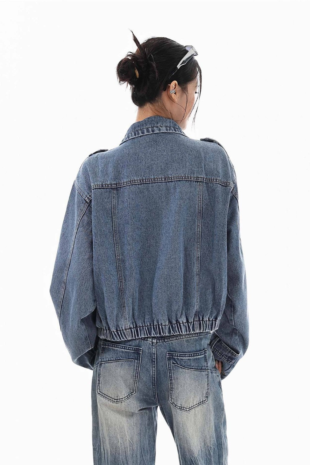 Washed Blue Denim Jacket