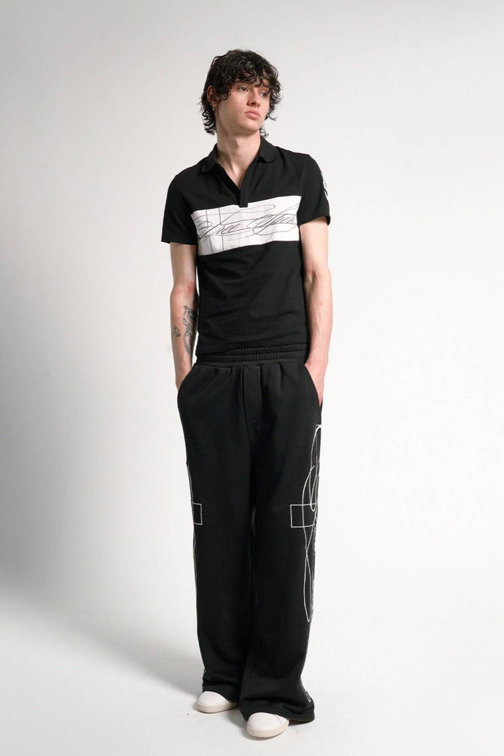 Lucien Script Block Polo