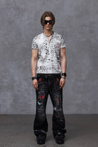 Silver Letter Tiger Henley
