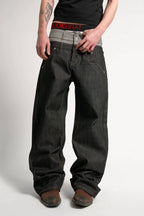 Double Waistband Axis Jeans