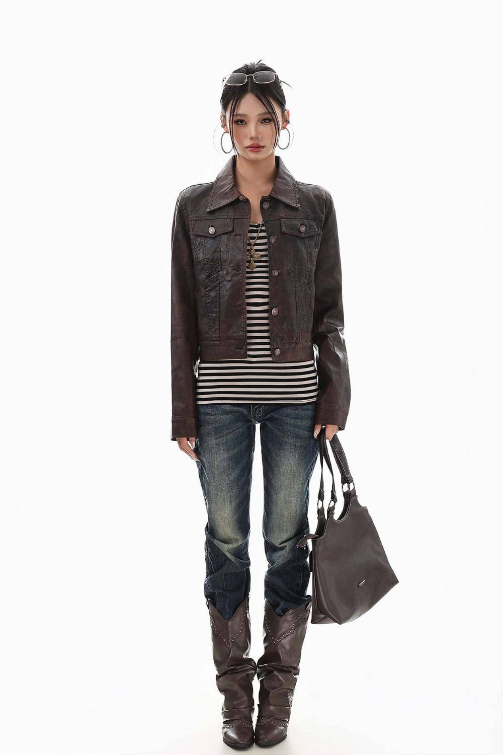 Archive Utility Leather Jacket