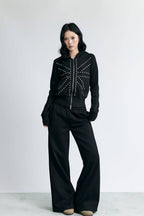 Chrome Saint Cropped Hoodie