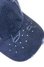 Riley Distressed Denim Cap