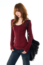 Amethyst Cable Knit Top