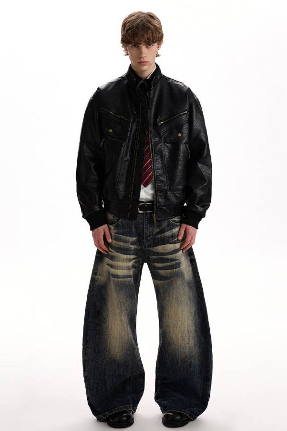Vintage Moto Leather Jacket