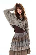 Autumn Knit Batwing Cardigan
