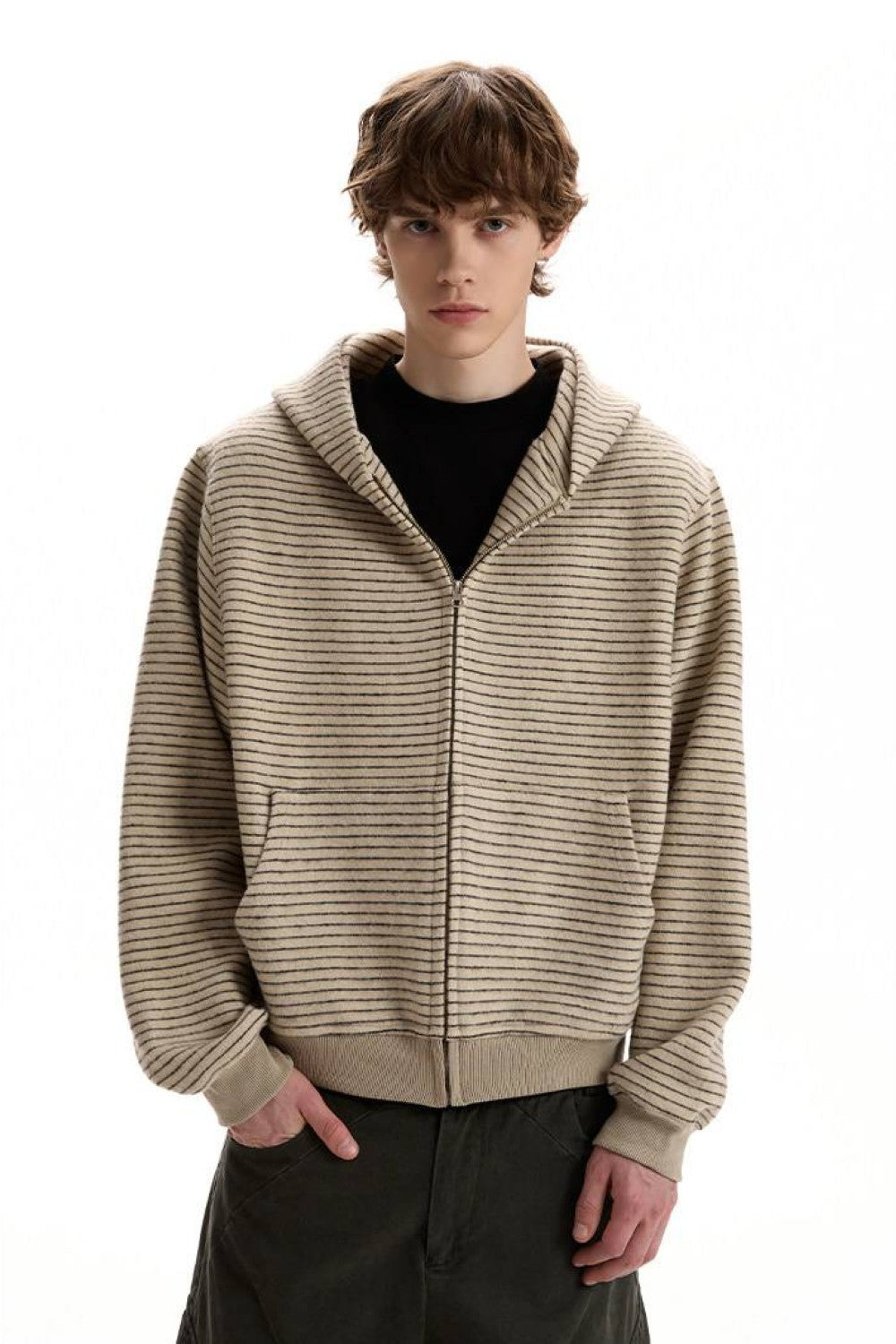 Hudson Striped Hooded Jacket
