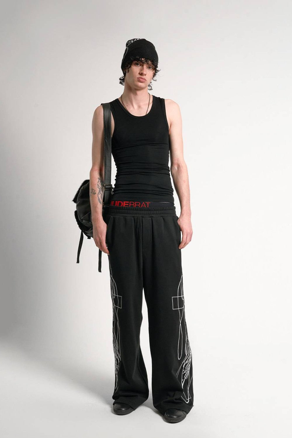 Swag Script Slim Tank Top