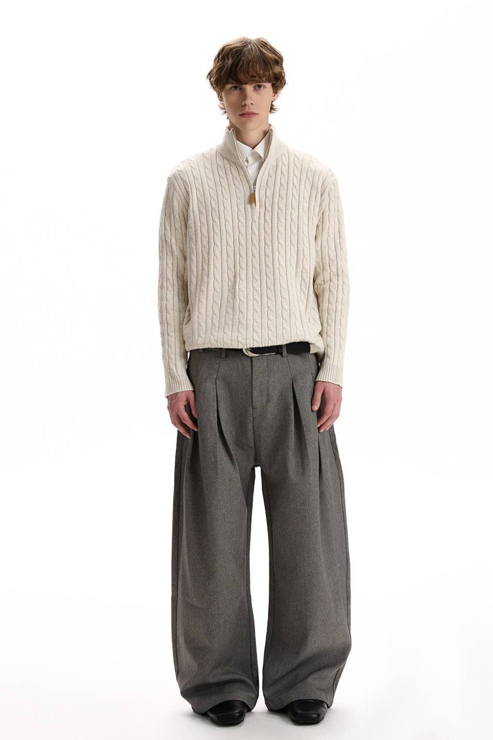 Calvin Mock Neck Sweater