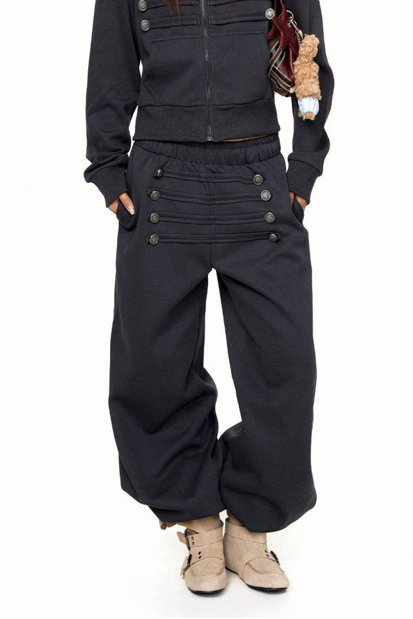 Everyday Regal Wide-Leg Sweatpants