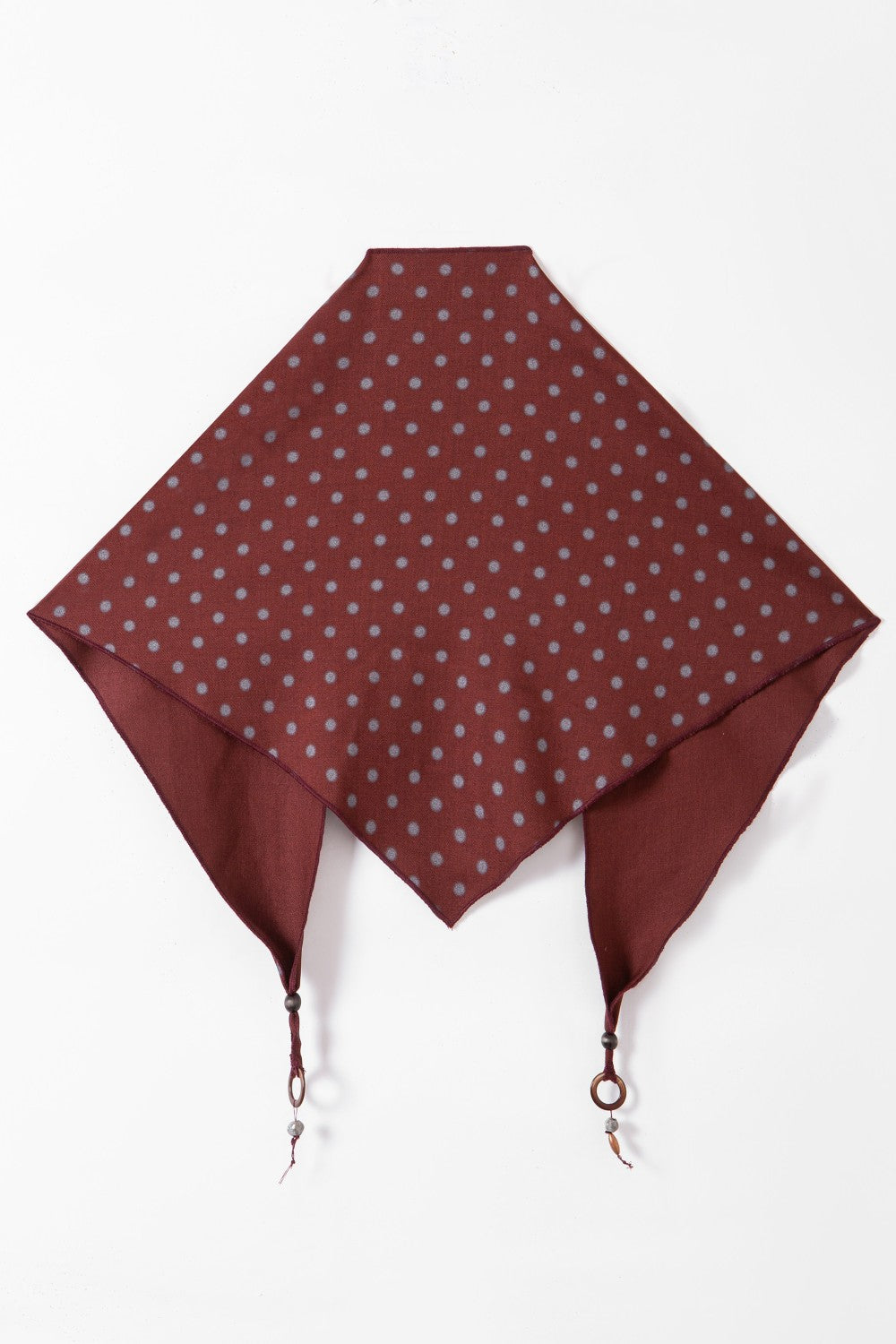 Ruby Polka Dot Headscarf