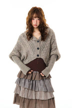 Autumn Knit Batwing Cardigan