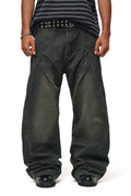 Apex Pleated Cargo Jeans