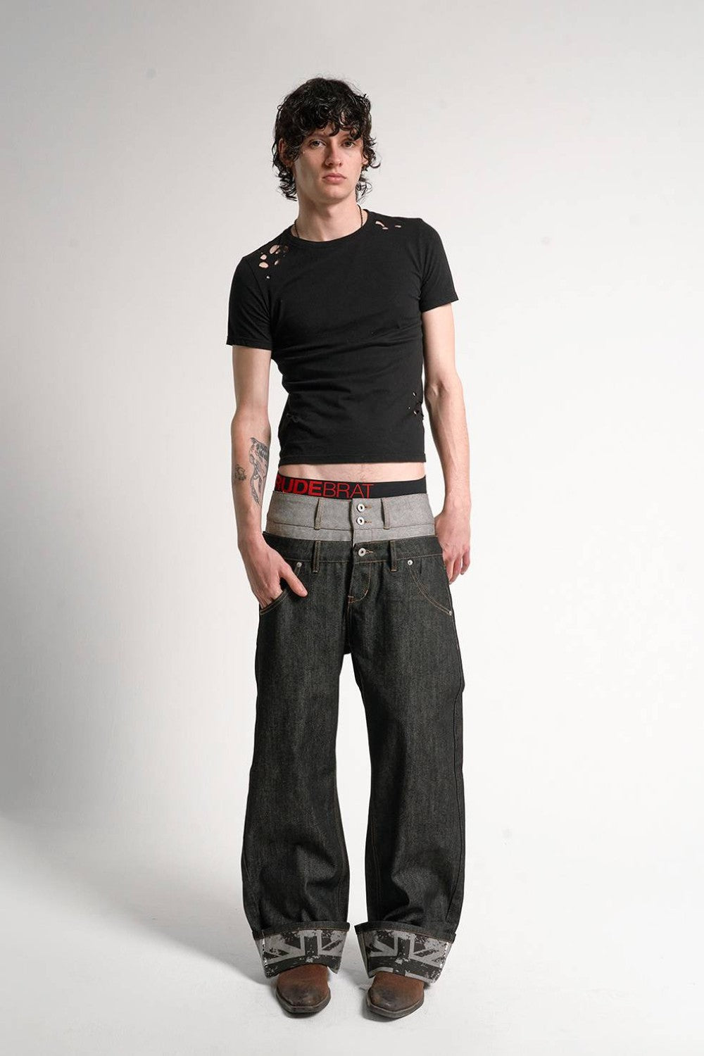Double Waistband Axis Jeans