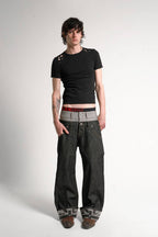 Double Waistband Axis Jeans