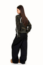 Kiara Cropped Camo Jacket