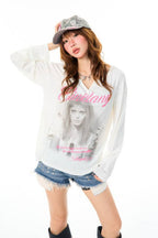 Sunday Muse Graphic Top