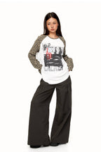 Quinn Leopard Raglan T-Shirt