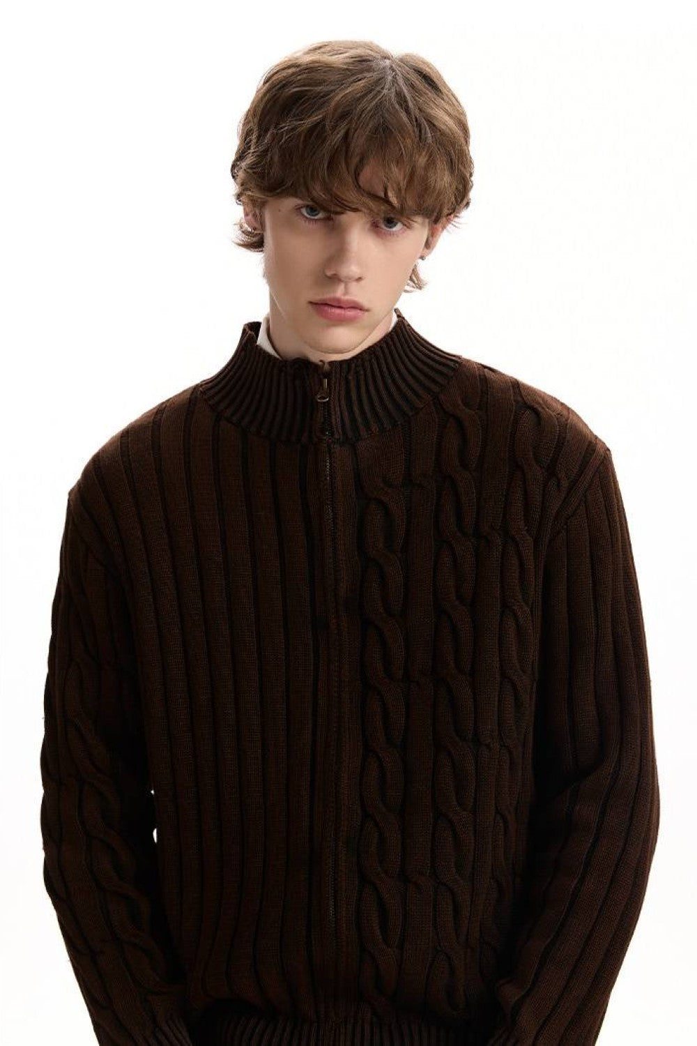 Leon Cable Knit Jacket