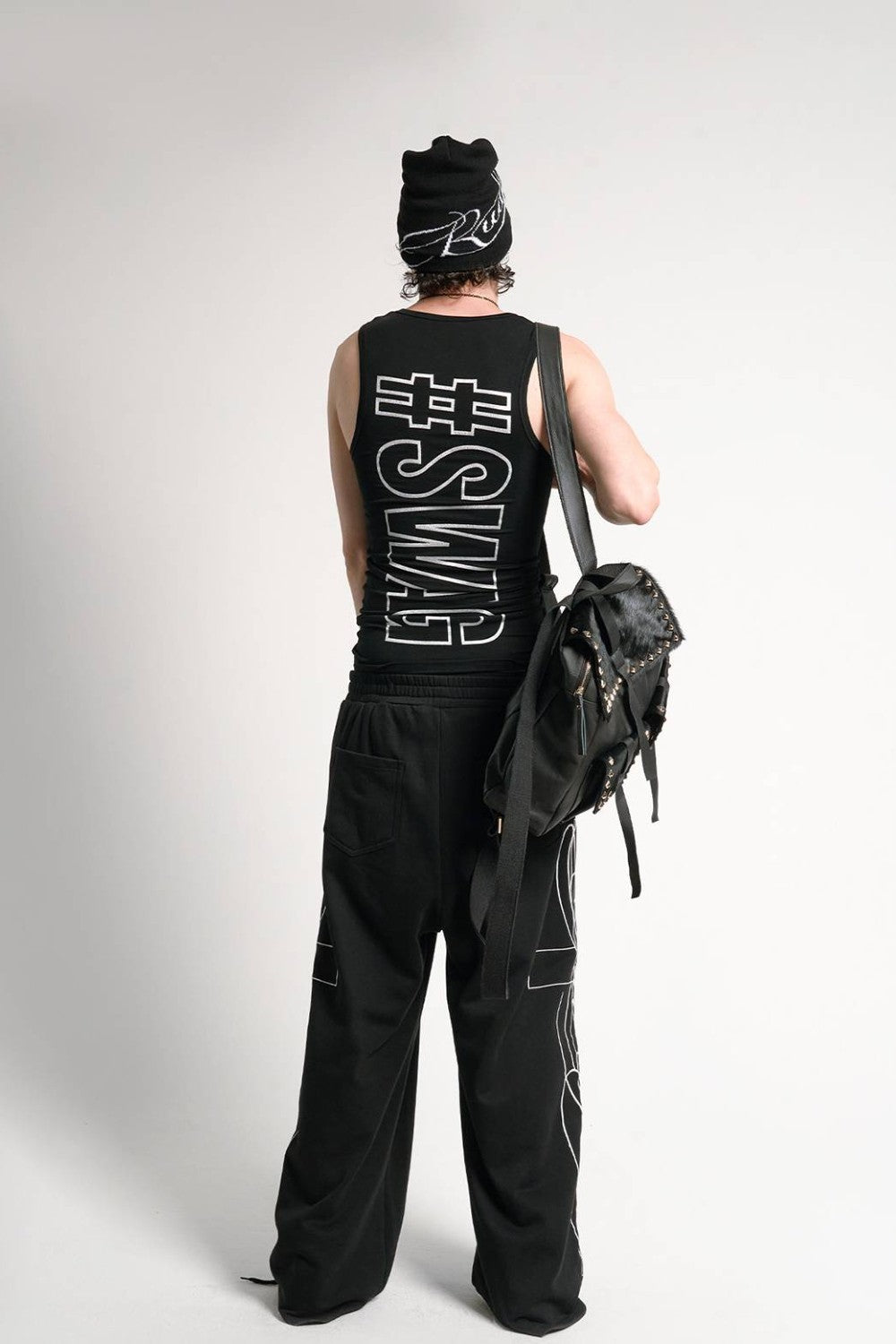 Swag Script Slim Tank Top