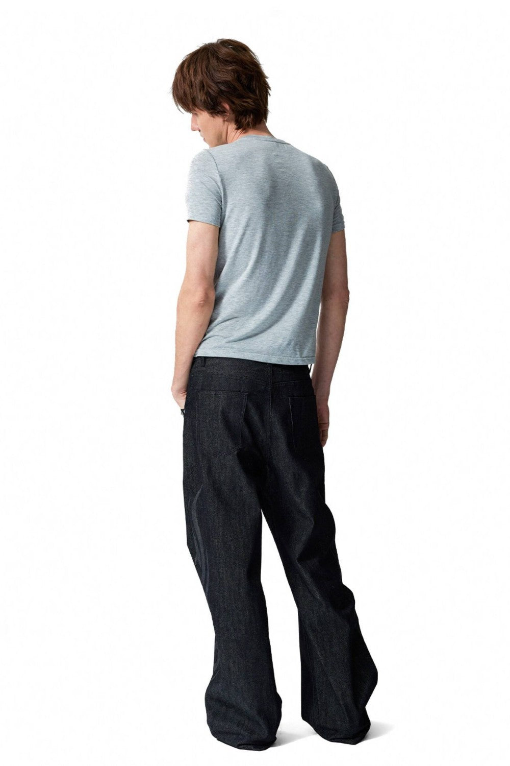 Tribal Studded Baggy Jeans