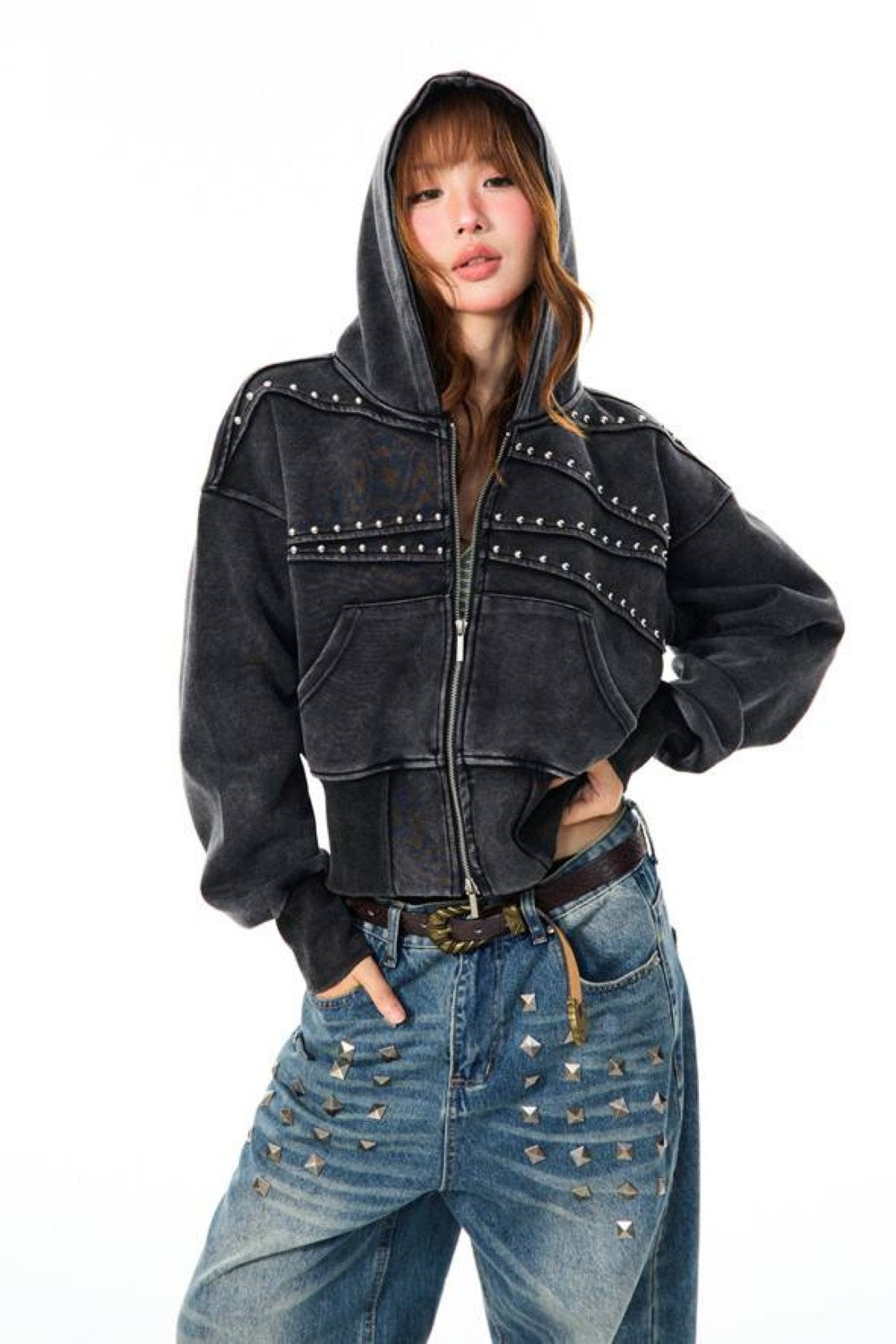 Chrome Rebel Studded Jacket