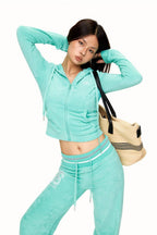 Josie Cropped Y2K Jacket