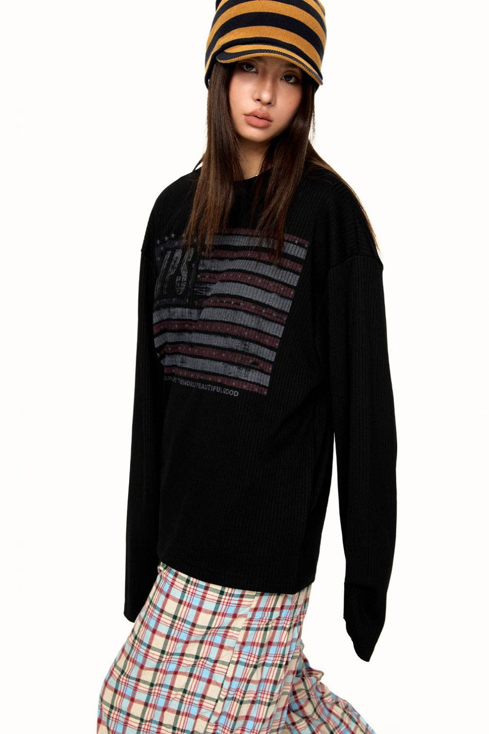 Lana Faded Flag Longsleeve