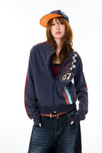 Downtown Cobalt Track Jacket