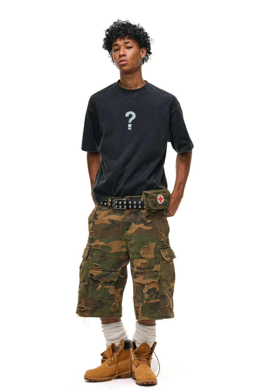 Question Mark Washed Tee