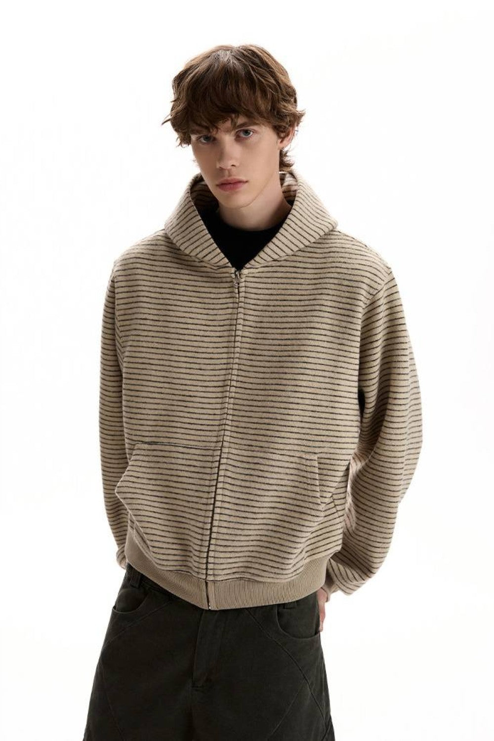 Hudson Striped Hooded Jacket