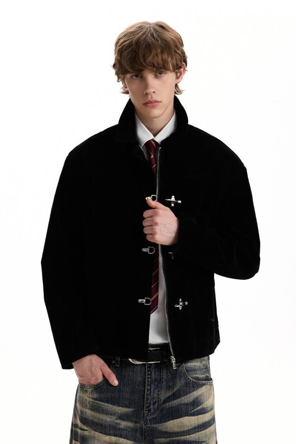 Sterling Suede Buckle Jacket
