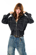 Chrome Rebel Studded Jacket