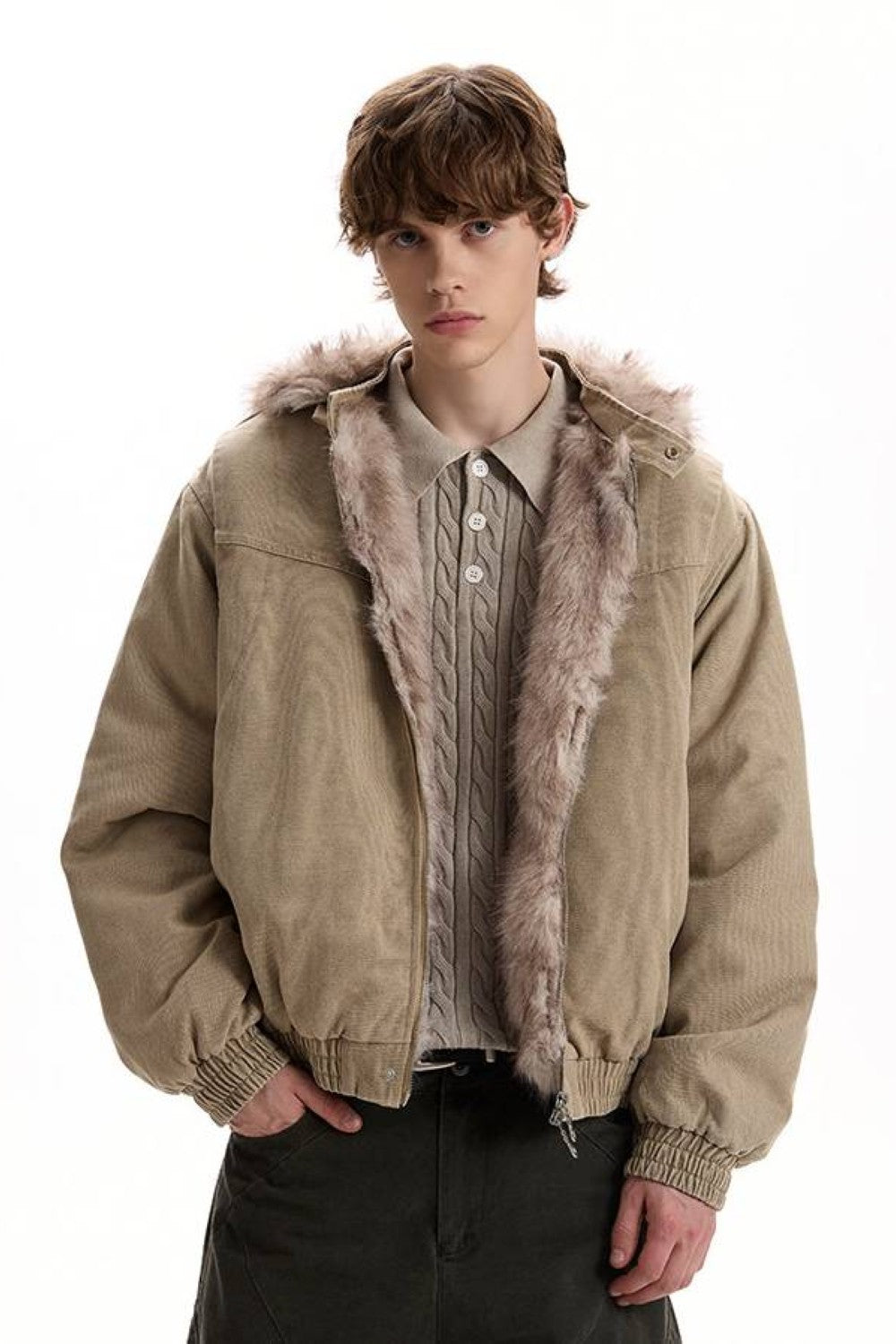 Yukon Fur Bomber Jacket