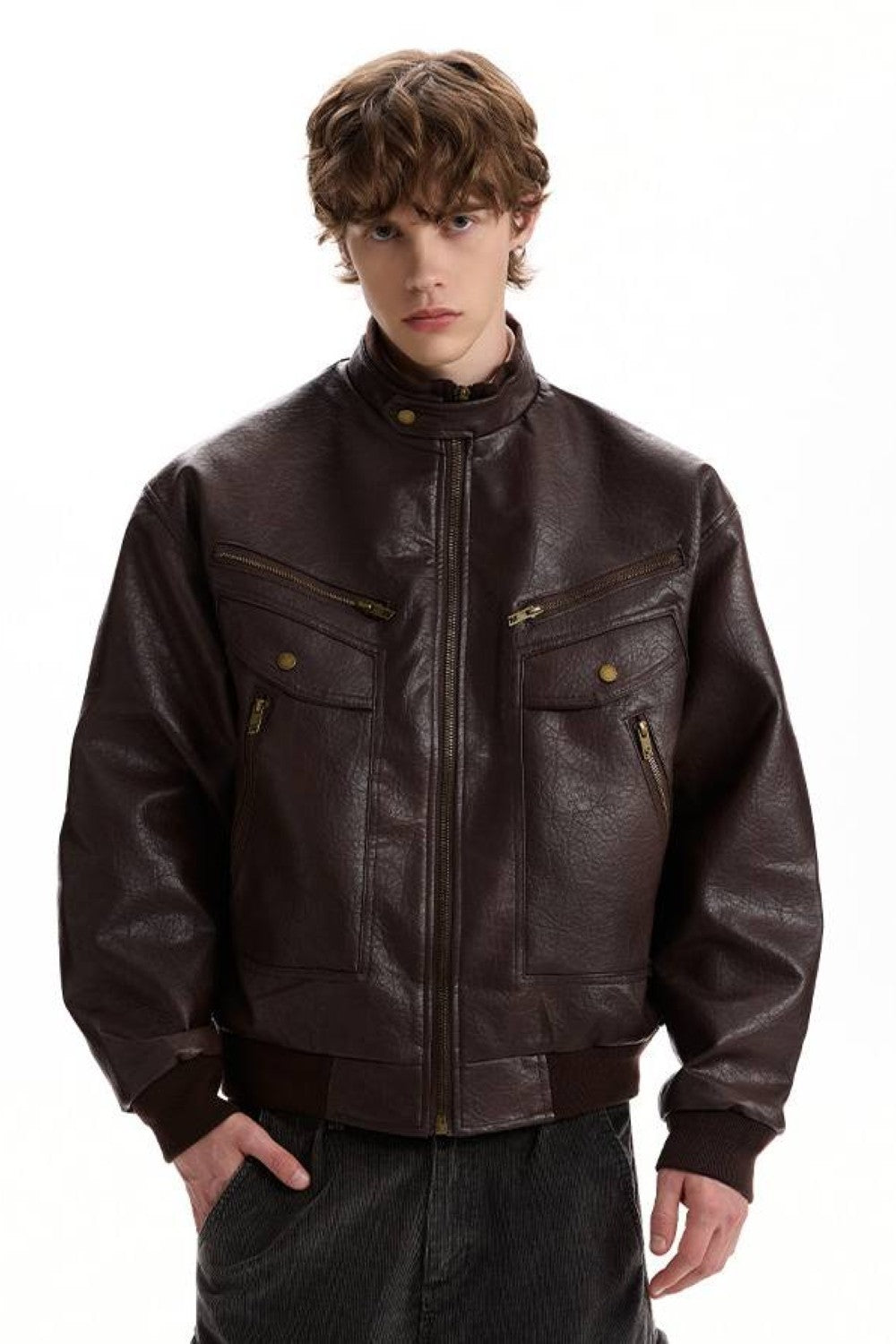 Vintage Moto Leather Jacket