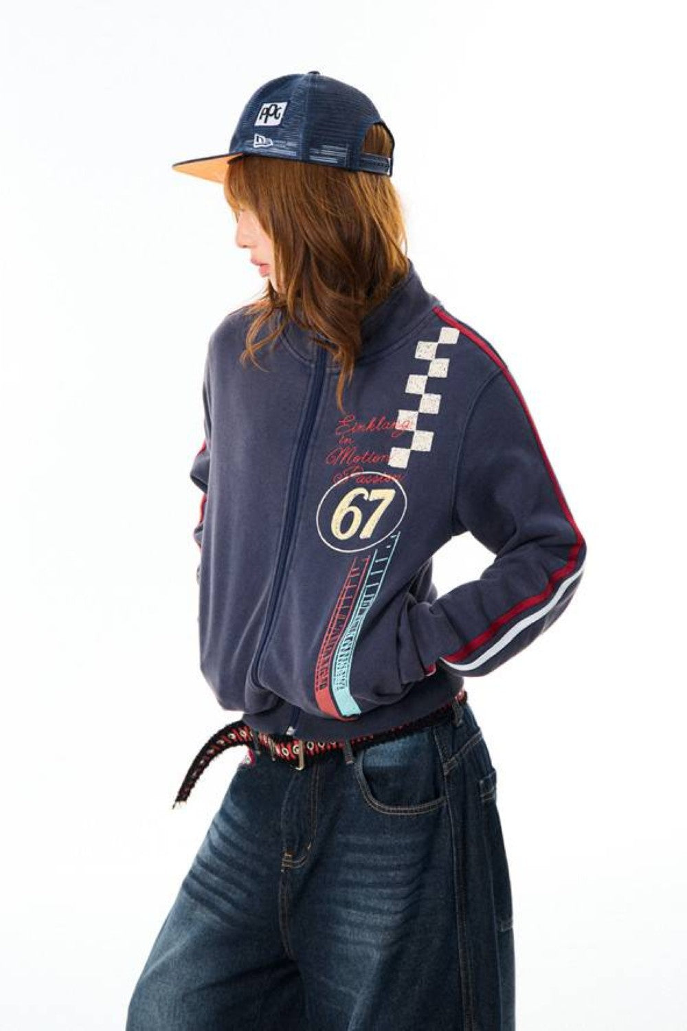 Downtown Cobalt Track Jacket