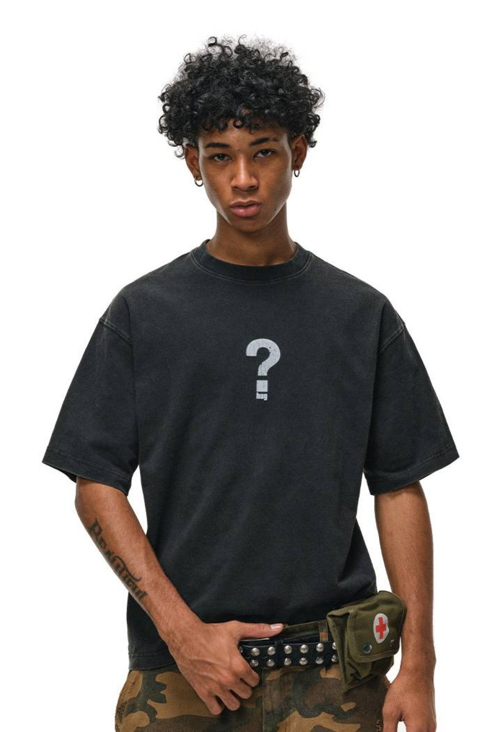 Question Mark Washed Tee