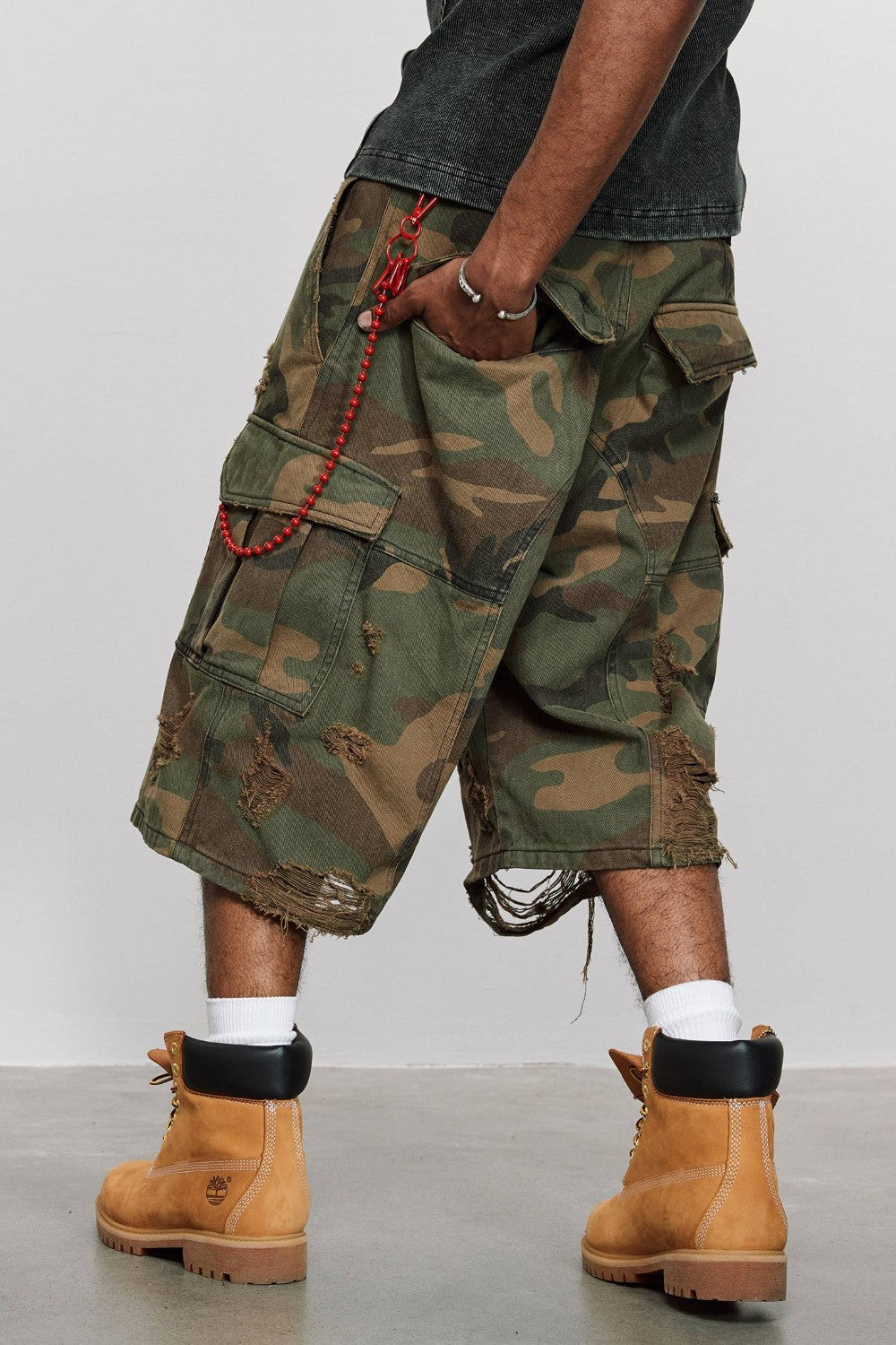 Jace Camo Cargo Jorts
