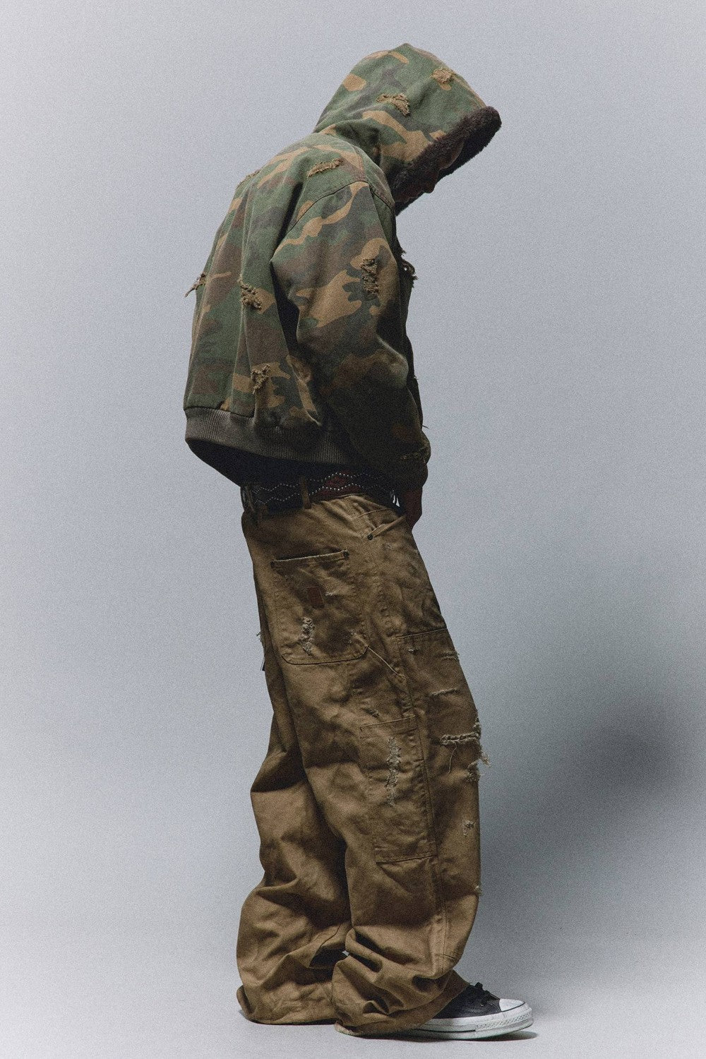Ryder Camo Hooded Jacket