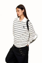 Aubrey Embroidered Polo Longsleeve