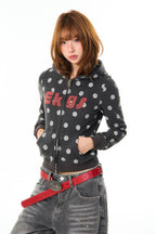 Retro Signal Polka Jacket