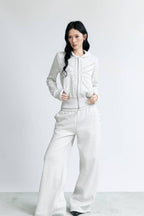 Chrome Saint Cropped Hoodie