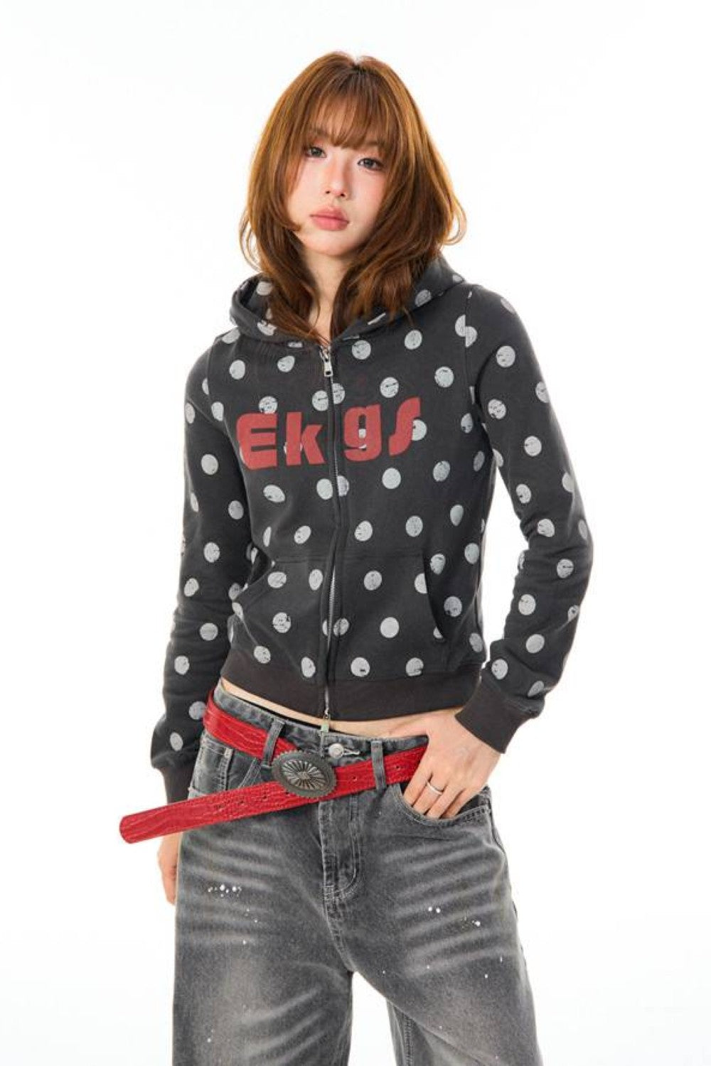 Retro Signal Polka Jacket