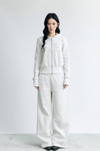 Chrome Saint Cropped Hoodie
